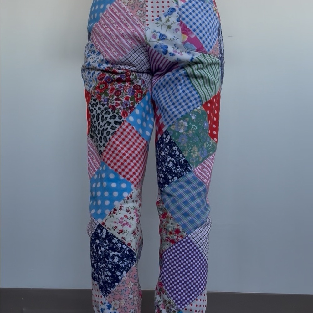 Teddy Fresh Multicolor Patchwork Pants - Picture 3 of 8
